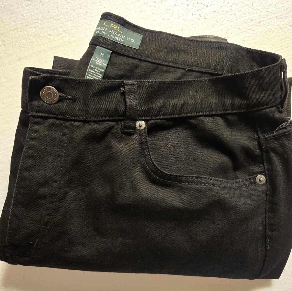 Ralph Lauren Black Womans Jeans